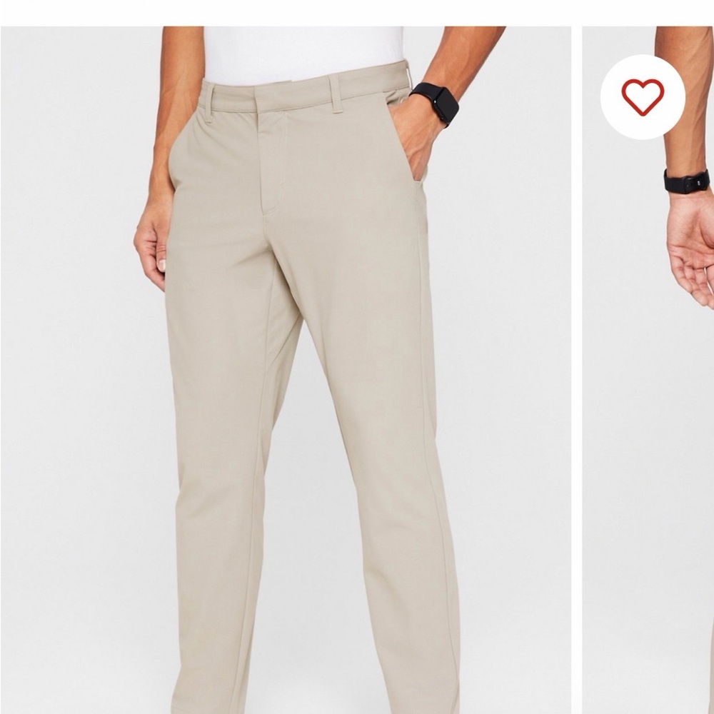 Fabletics khaki Don Trouser 38/32 (runs short imo) EUC (tag cut out)